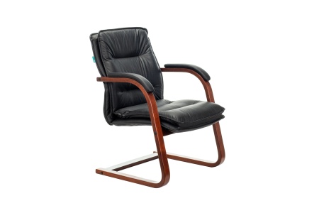 Кресло Бюрократ T-9927WALNUT-AV черное