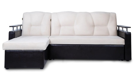 Диван Угловой Маргарита с Ножками-Кубышками Ш-2260 х Г-1550 х В-1000 мм/Спальное место Ш-1250 х Г-2000 мм