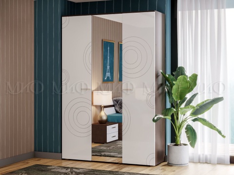 Шкаф 3-х Створчатый Нонна Ш-1500хВ-2236хГ-524 мм/Разные Цвета